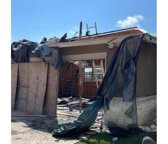 SERVPRO working on remediation